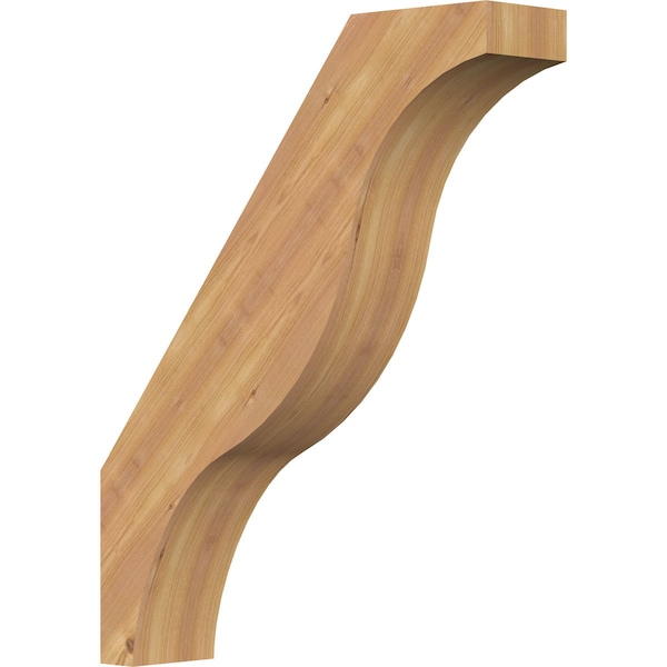 Ekena Millwork 5 1/2"W x 24"D x 30"H Funston Smooth Knee Brace, Western Red Cedar BRC06X24X30FST00SWR - main